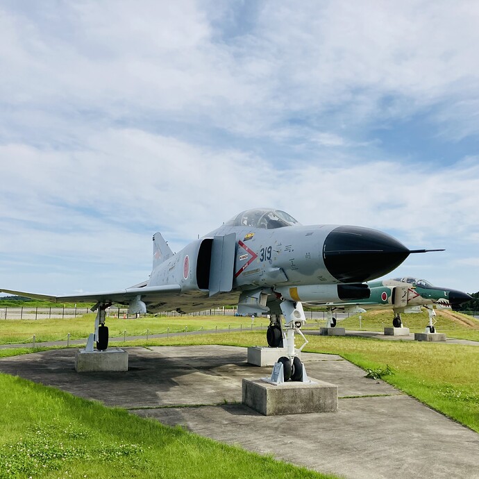 F-4EJ fighter in Ibaraki Airport