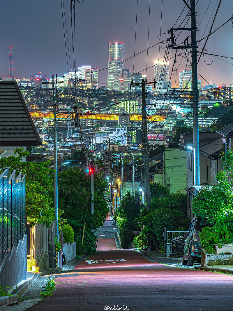 Yokohama scenery at night
